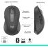 Logitech Signature M650 L Wireless Mouse, Wireless + BT Connection Silent Touch